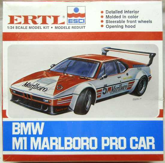 ESCI 1/24 BMW M1 Malrlboro Pro Car, 8262 plastic model kit